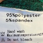 SoTeer Women's Green V Neck Long Sleeve Sweater Size S Photo 3