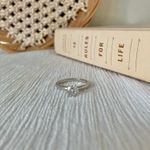 TK316 Solitaire Stainless Steel Ring Vintage “Portia” Diamond Tourmaline Engagement Jewelry Silver Photo 5