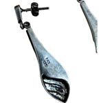 FAS Sterling, Onyx and Marcasite Earrings Silver Photo 5