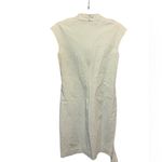 Gucci 2010 Faux Wrap Mini Dress Sage Green Bamboo Buckle IT 40 US 4 Vintage Photo 5