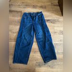 American Eagle AE Dreamy Drape Strigid Barrel Jean Photo 3