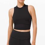 Lululemon 8  Black Cropped Tank Photo 4