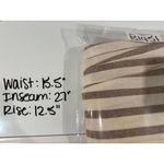 Anthropologie By  Striped Linen Blend High Waisted Belted Pants Sz 6 Cream Brown Photo 7