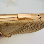 Sondra Roberts  Gold Metallic clutch Photo 7