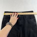 Vervet Sz 28 Wide Leg Jeans Olivia Black Sun High Rise Distressed Ripped Cropped Photo 12