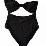 C Apparel Swimsuit Women’s Large One Piece Strapless Cutout High Waist L… Black Photo 0
