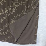 Josephine Chaus Y2K Vintage Petite Brown Midi Skirt Size 12P Photo 6