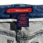 BCBGMAXAZRIA  Vintage Skinny Low Rise Dark Wash Flare Leg Jeans Size 26”x30” Photo 5