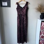 Rene Ruiz Gown Burgundy‎ Off the Shoulder Sequin Cocktail Formal Maxi Dress Sz 4 Pink Photo 8