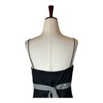 Ann Taylor  Dress Women 14 Petite Black Gingham Belt Square Neck Mini Preppy Boho Photo 5