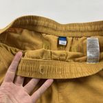 Old Navy Gold Oriented Linen Blend High Rise Pull On Shorts M Photo 2