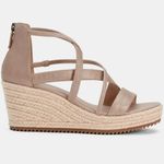 Eileen Fisher Eileen Fisher Wanda Platform Wedge Sandal Women's 10 Metallic Nude Strappy NWOT Photo 1