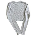 Cotton On ✰ micro crop long sleeve in gray✰ Photo 4