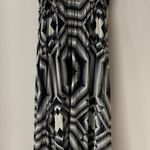 Jean Paul Gaultier Soleil 90s Gown Black Geo Optical Illusion Maxi Dress Size M Size M Photo 0