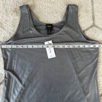 Chico's 's Traveler's Collection Liquid Silver Contemporary Tank Ash Gray L/12 Photo 4