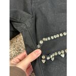 Torn By Ronny Kobo Torn By Ronny Mariah Jeans Black Wash Crystal Slit Embellished Women’s Size 25/0 Photo 8