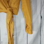 Pretty Little Thing  Mustard Yellow Wrap Blouse Photo 1