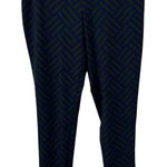 Mud Pie Ankle Pants Sz Small (4-6) Blue & Green Pull On Mid Rise Leggings Photo 0