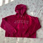 Juicy Couture bling velour crop hoodie Photo 1