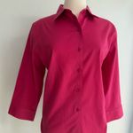 Foxcroft Classic Fuchsia Button Down Shirt Photo 2