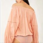 Free People Solid Sundown Bodysuit in Desert Pink Small Photo 3