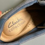 Clarks  Collection Lace Up Zip Caroline Echo Denim Blue Sneakers 5.5 M New Photo 4