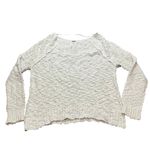 Free People Songbird Nubby Knit V-Neck Sweater Mint Green Sz XS Cotton Boucle Photo 1