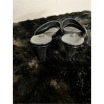 Brighton  Women Rondo Leather High Heel Sandals 7 M Slip On Brown Strappy Italy Photo 3