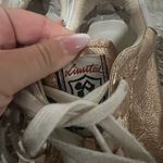 Ash  Rose Gold Leather Lace Up Platform Sneakers Size 39 EU Photo 2