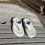 Free People  Wonderland Thong Sandals / White size eu 41‎ us size 10 Photo 2