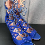 Joie  Cobalt Caged Gladiator Heels Photo 0