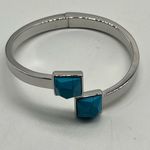 NEW Real Simple fashion silver and turquoise adjustable bracelet Photo 13