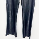 Commando  Cropped Flare Faux Leather Leggings Black Size Medium Photo 4