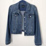 Kensie Jeans Short Denim Jacket Stretch Button Flap Pockets Women’s Size XS Photo 0