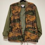 Stunt Sport | Vintage 100% Silk Animal print Bomber jacket Size M Photo 5