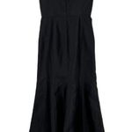 Alfred Sung NWT  Maxi Length Spaghetti Strap Mermaid Dress Black Size 10 D758 NEW Photo 9