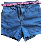 Forever 21  Women's Blue Denim Shorts Sz 26 Photo 5