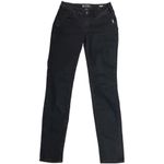 Silver Jeans  Suki  Skinny Fluid Denim Black Size 27 Photo 2