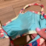 Aerie  Ring Floral Bandeau Bikini Top resort red size XL‎ Photo 6