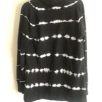 Bass Women’s Cardigan Sweater Open Front Black Tie Dye Size M Size M Photo 1