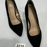 A New Day Womans  Size 7.5 Black Slip On Pointed Toe Stiletto Pumps Photo 0