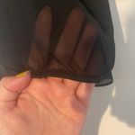 Kirra Black Sheer Camisole with Button and Tye Detail Photo 4