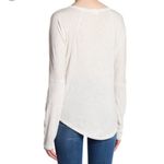 Melrose and Market Long Sleeve Raw Seam Tee Size S NWT Photo 1