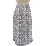 American Eagle  100% Viscose Beige/Gray Snakeskin Pattern Skirt Sz XL Photo 1