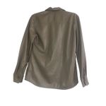 Aritzia ✨ Babaton Vegan Leather Button Down Sz Small Shirt✨ Photo 4