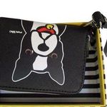 NWT! Marc Tetro Boston Terrier Wallet Black Photo 0