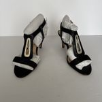 Vince Camuto Heels Manita Black Soft Nappa Silk Jeweled Ankle Strap Party 8 W Photo 2