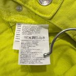 Piombo Women’s Neon Yellow 100% Pure Cotton Denim Skirt Size Small Photo 6