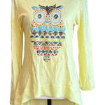 NWT Young Threads NYC Yellow Owl Tee‎ Shirt Sz S Photo 0