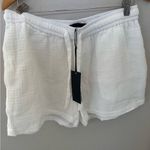 Jenni Kayne NWT playa white gauzy shorts  White High Waist Women Photo 1